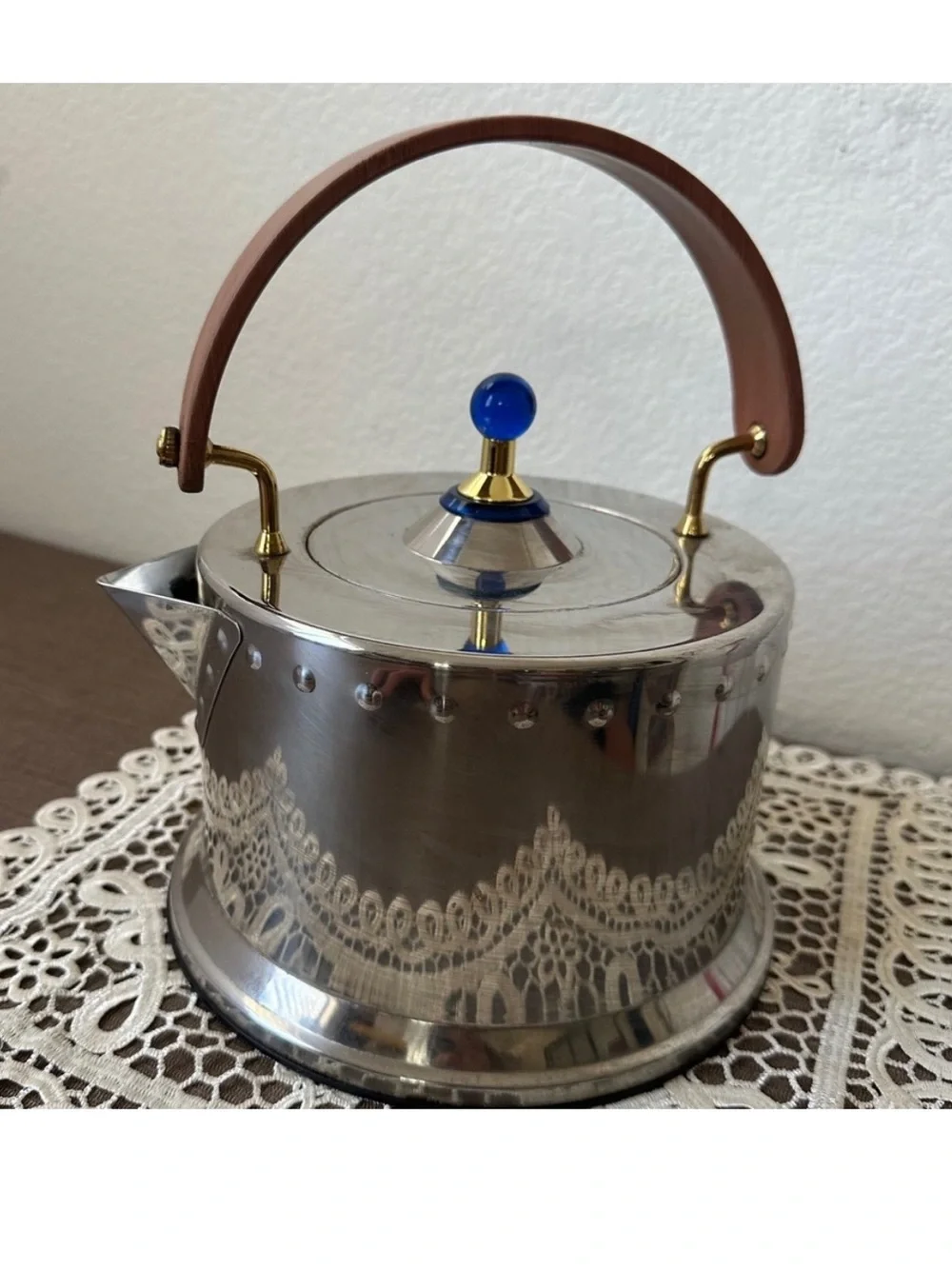 Vintage Bodum Electric Kettle 12019 Stainless Steel Replacement No Base